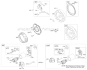 Page G Diagram and Parts List for 19G437-1190-E1  Briggs and Stratton Engine